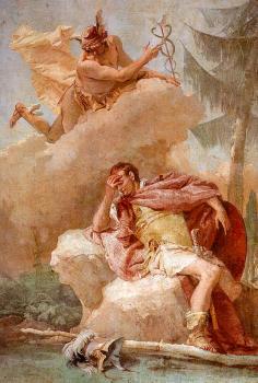 Giovanni Battista Tiepolo : Mercury Appearing to Aeneas